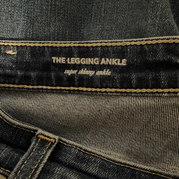 AG Adriano Goldschmied The Legging‎ Ankle Women’s 28R Raw Hem Blue Jeggings - Picture 4 of 12